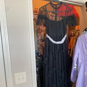 Black Needle and Thread. size 4. never worn. with tags.